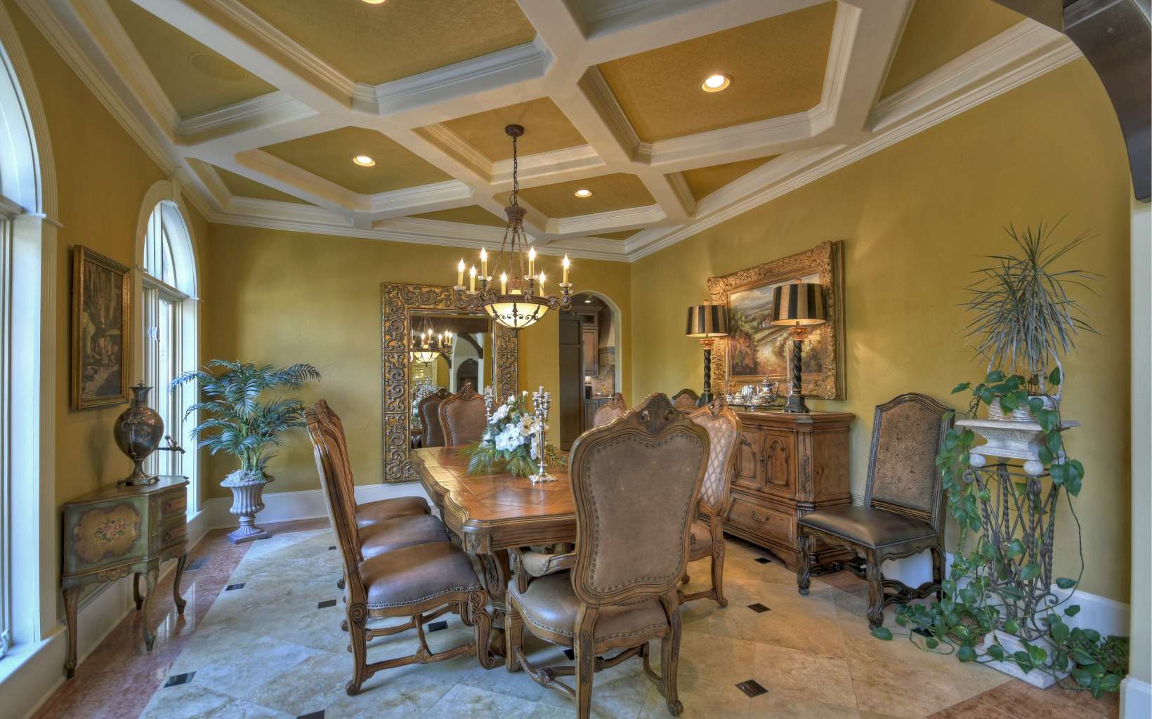 474 Stewart Camp Point Blue Ridge, GA 30513 - Photo 25 of 75 a view of a dining room with furniture and chandelier