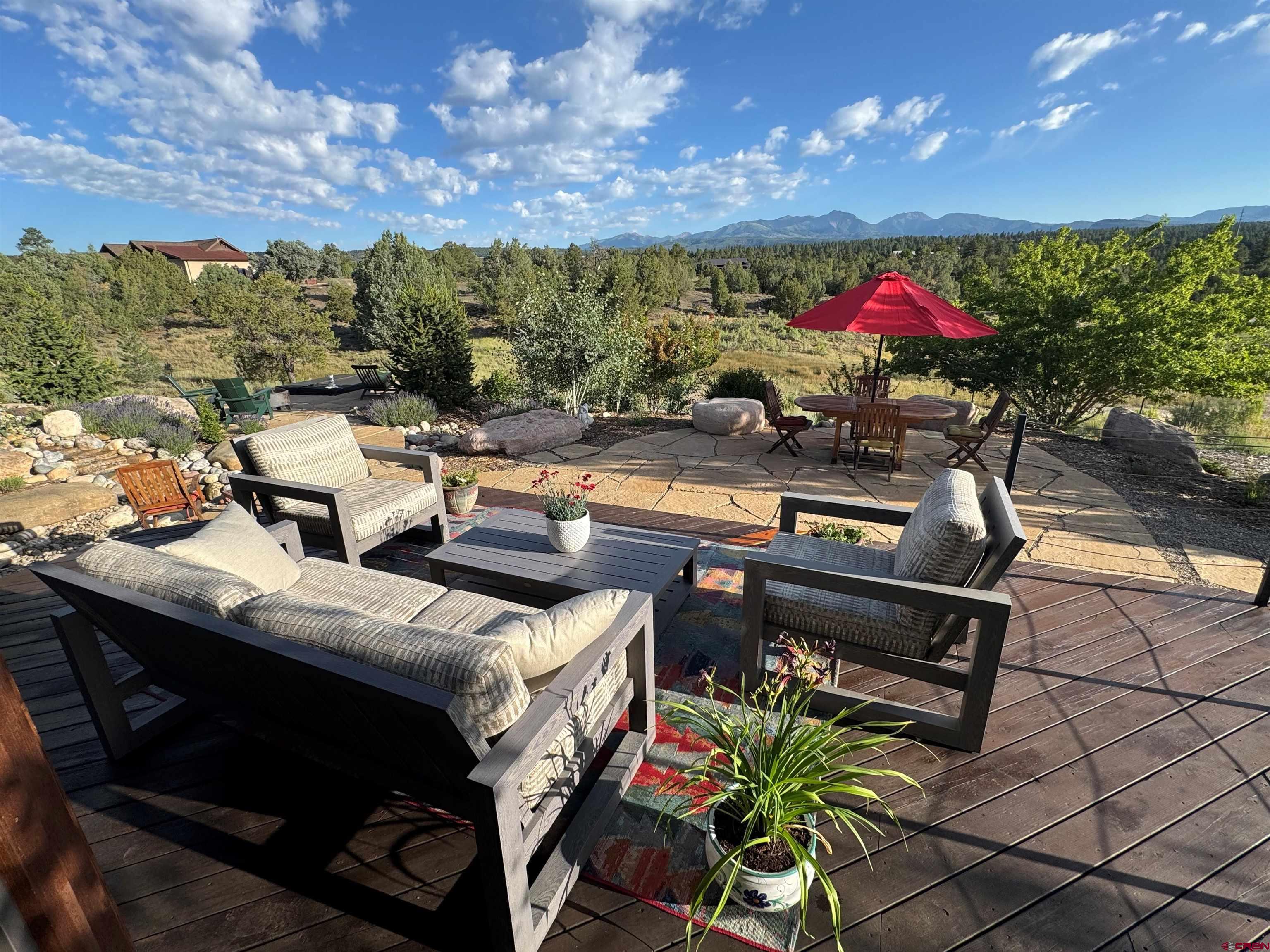 550 Wildcat Trail Hesperus, CO 81326 - Photo 8 of 27 a view of a terrace with sitting area