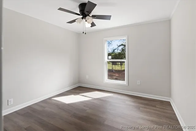 wooden floor in an empty room