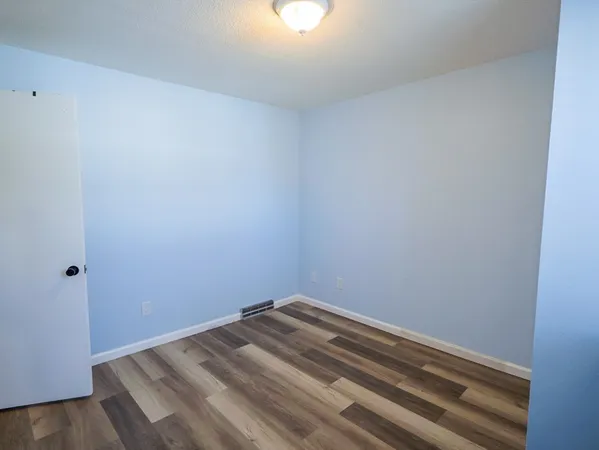 a view of small space with closet