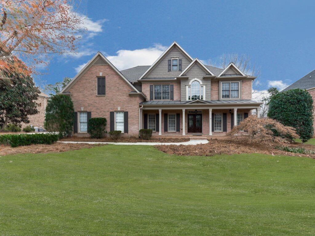 Welcome home! This FRESHLY PAINTED 6 bedroom 5.5 bath home with finished cabin-like terrace level inside The Overlook @ BridgeMill cul-de-sac is better than NEW! 