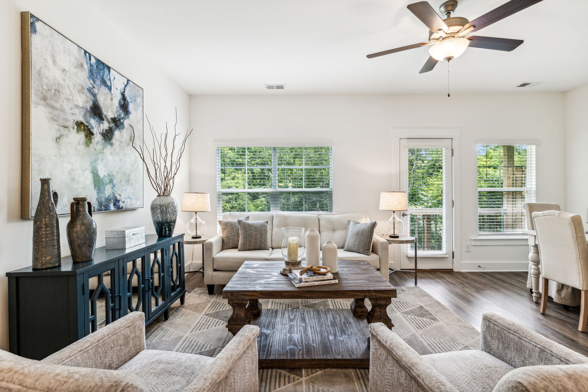 7144 Gracious Drive Franklin, TN 37064 - Photo 16 of 32 a living room with furniture and a large window