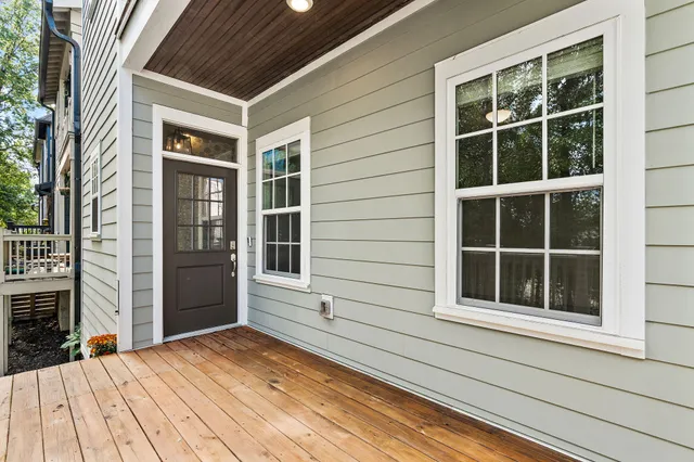 a view of front door