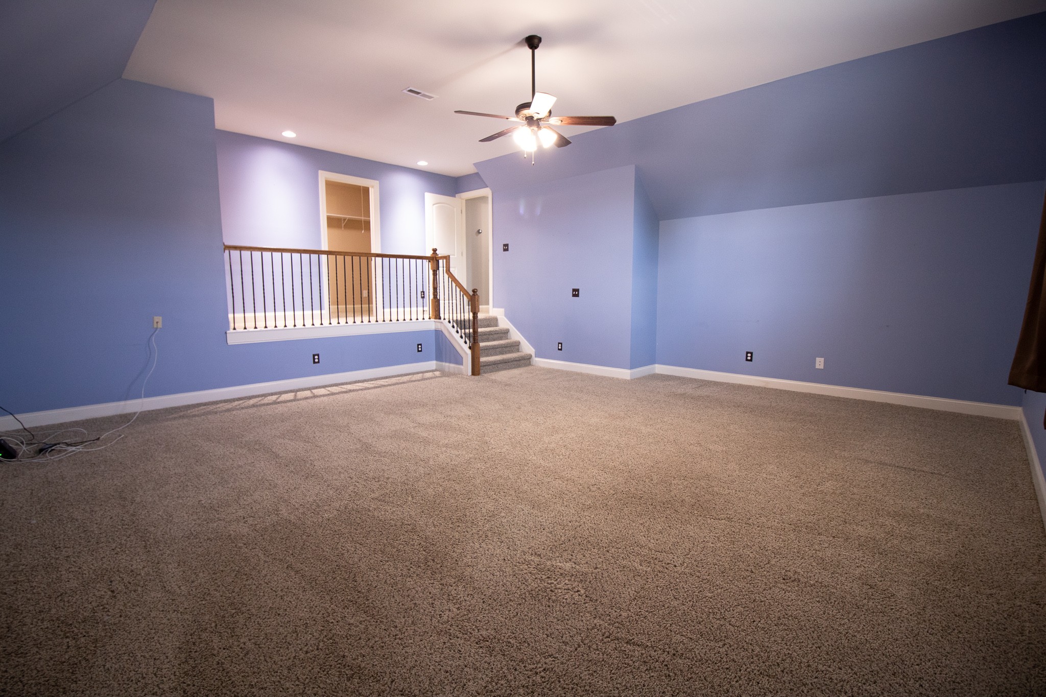 3075 Sakari Circle Spring Hill, TN 37174 - Photo 27 of 35 an empty room with windows and chandelier fan