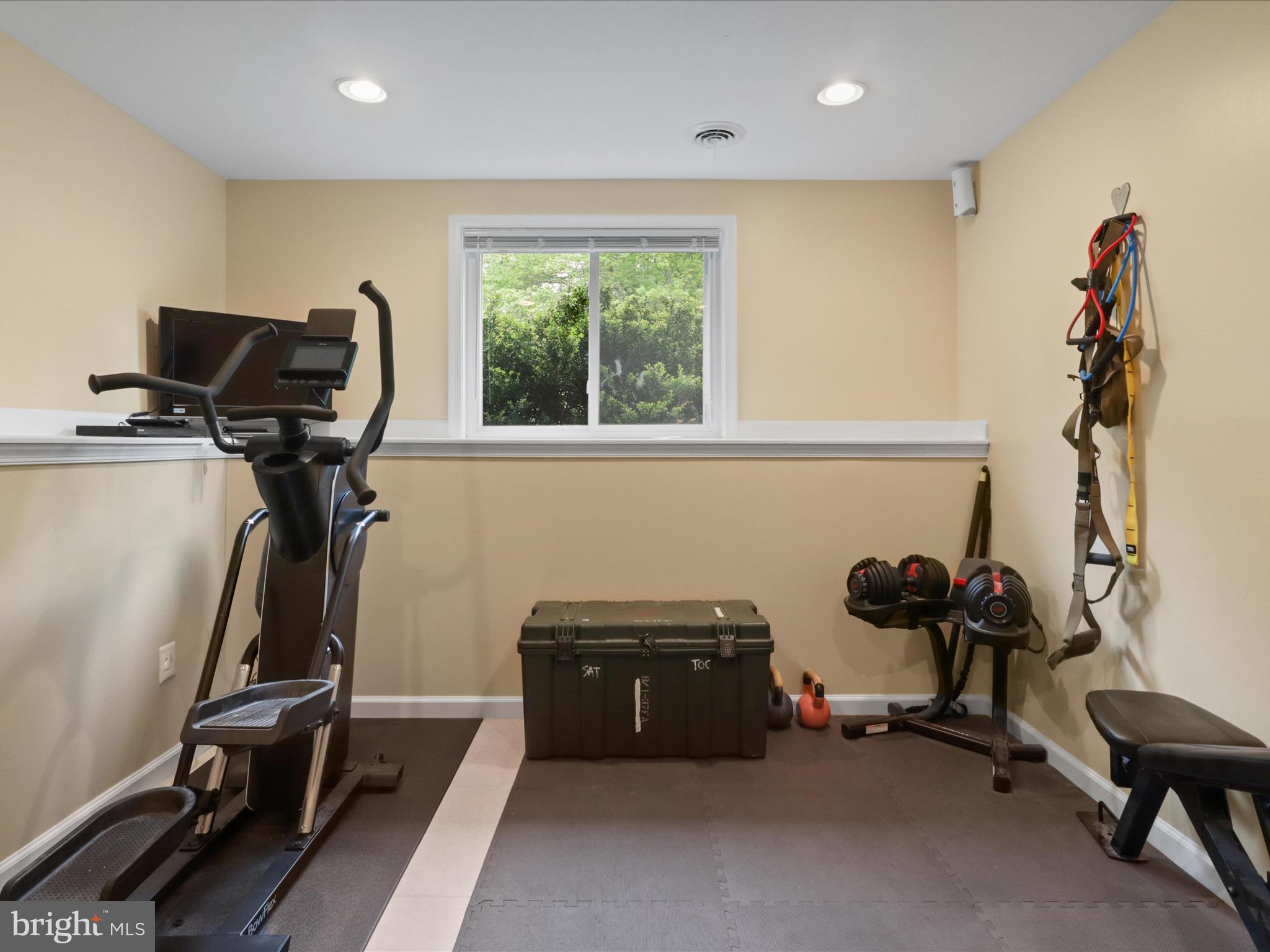7313 Husky Lane Springfield, VA 22151 - Photo 29 of 49 a view of a room with gym equipment