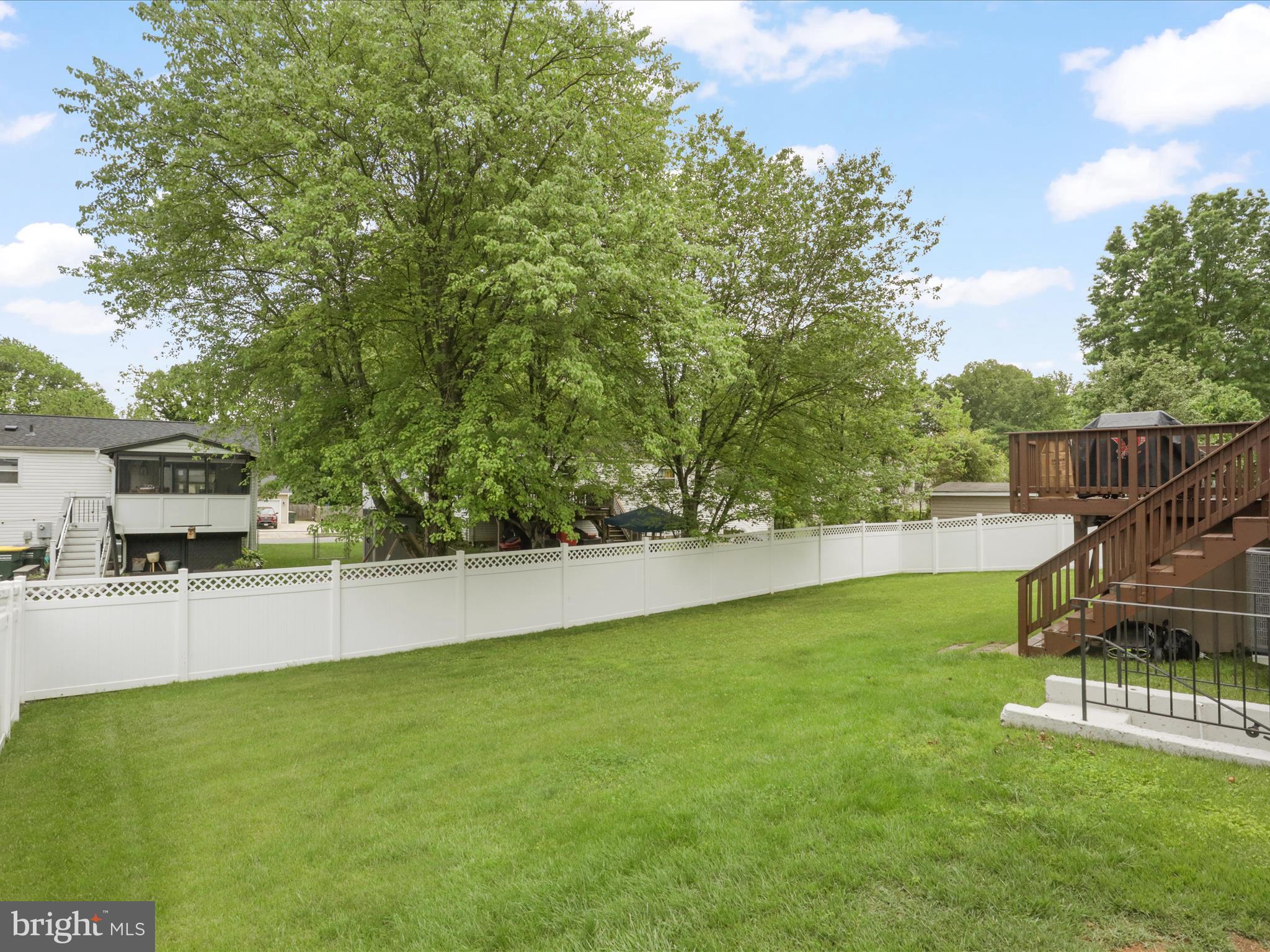 7313 Husky Lane Springfield, VA 22151 - Photo 32 of 49 a view of a backyard