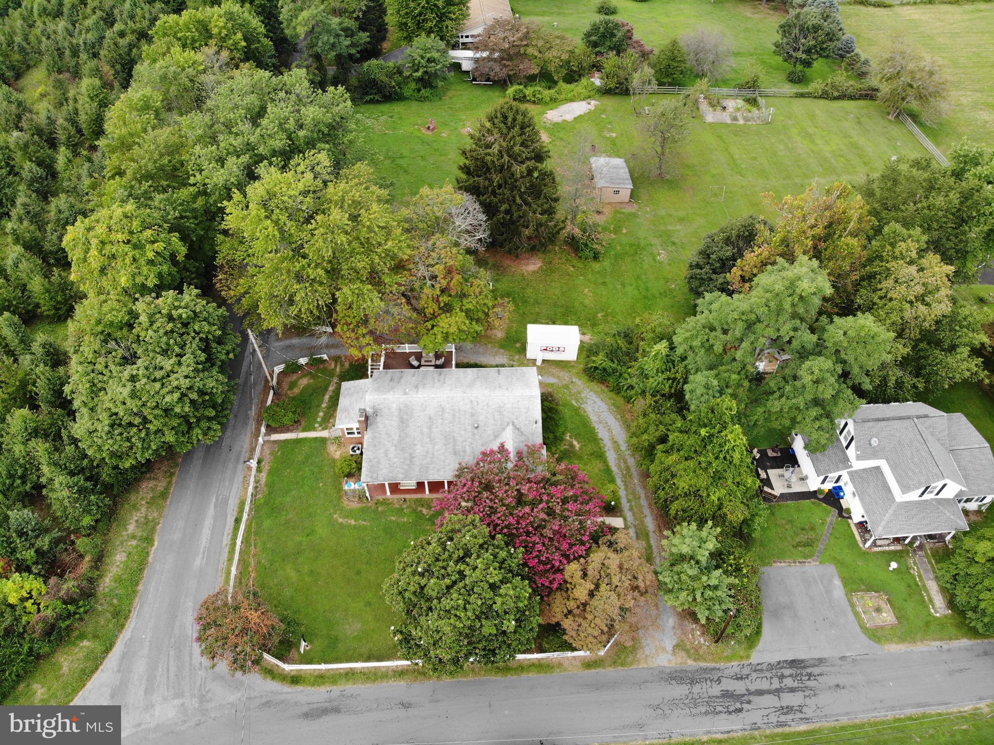 22200 Slidell Road Boyds, MD 20841 - Photo 45 of 51 Aerial View | Wrap Around Driveway