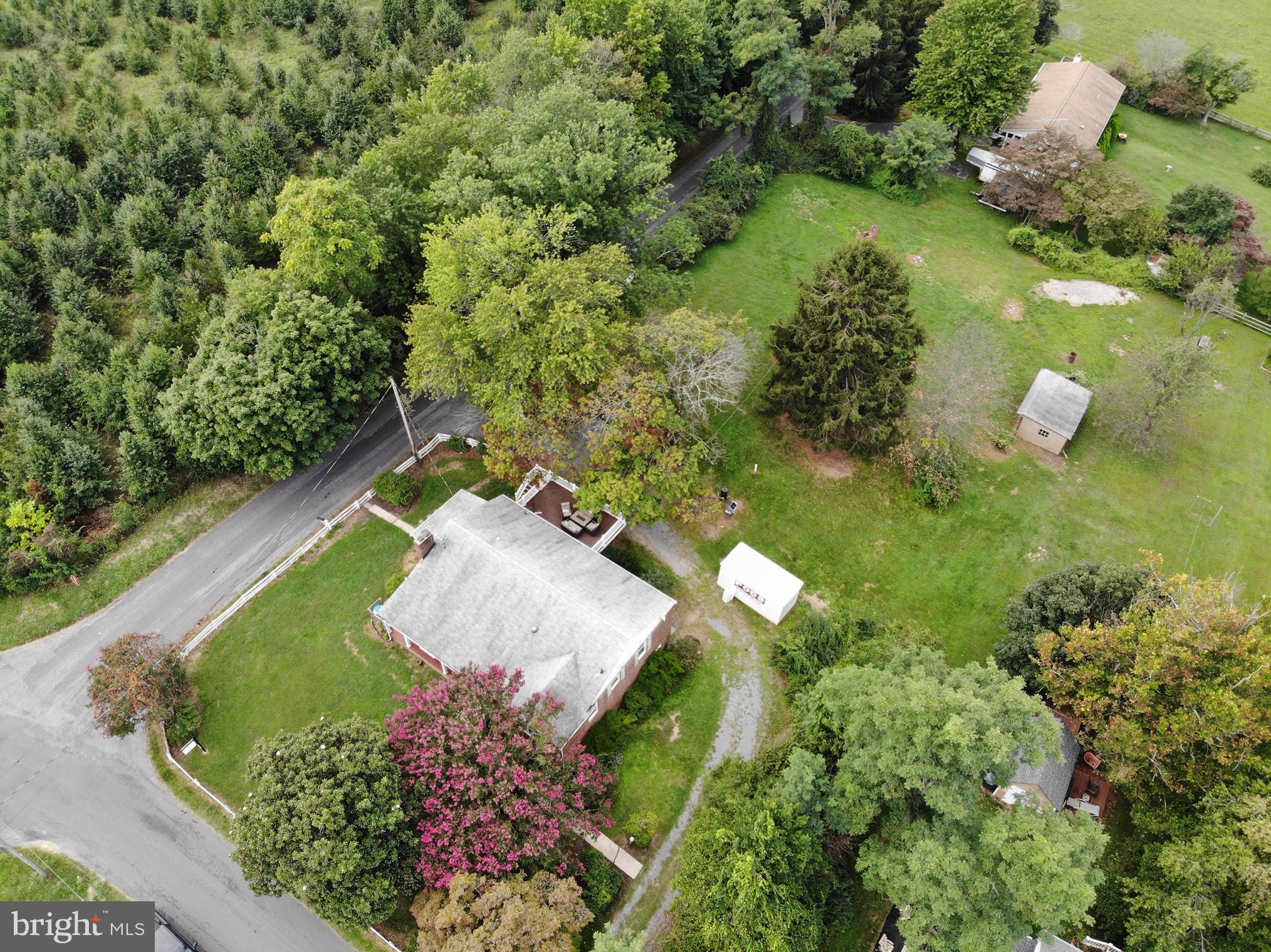 22200 Slidell Road Boyds, MD 20841 - Photo 47 of 51 Aerial View | Corner Fenced Lot