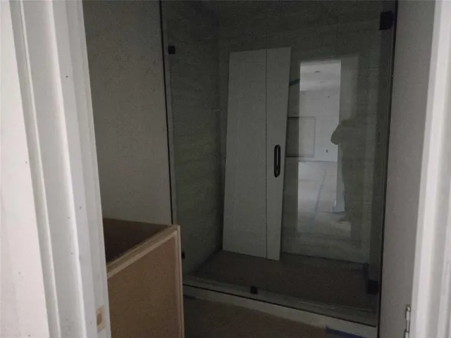 a room with an empty space