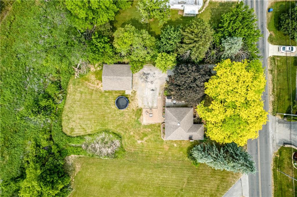 1248 Savannah Road New Castle, PA 16101 - Photo 25 of 25 an aerial view of residential house with pool yard and outdoor seating