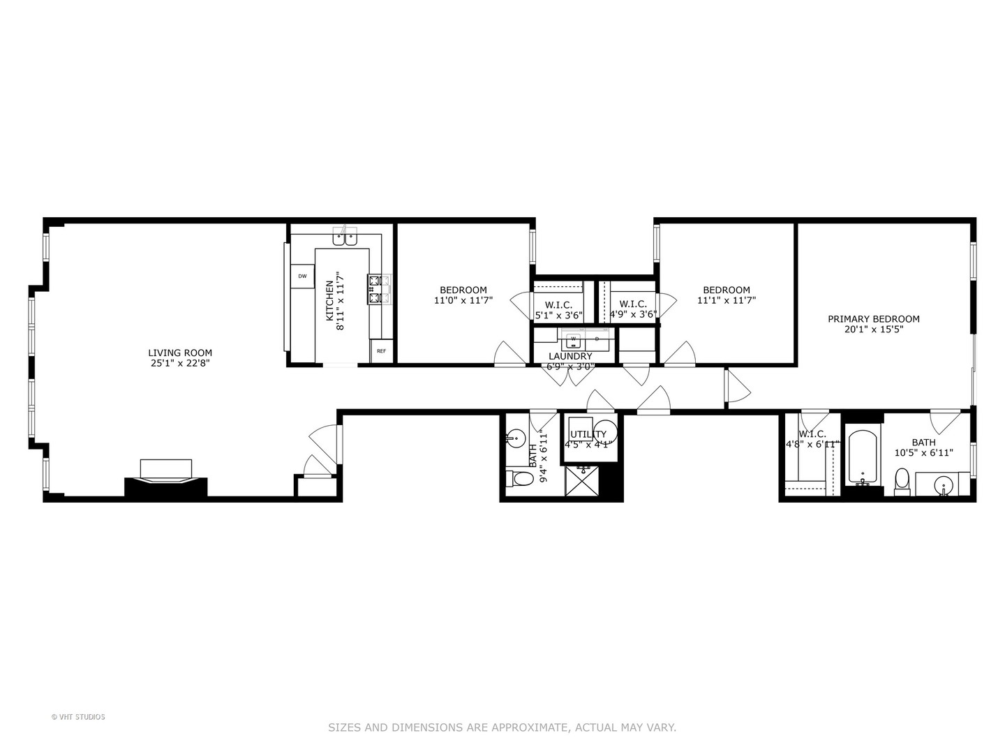 2632 North Halsted Street, Unit 3 Chicago, IL 60614 - Photo 14 of 14 a picture of floor plan