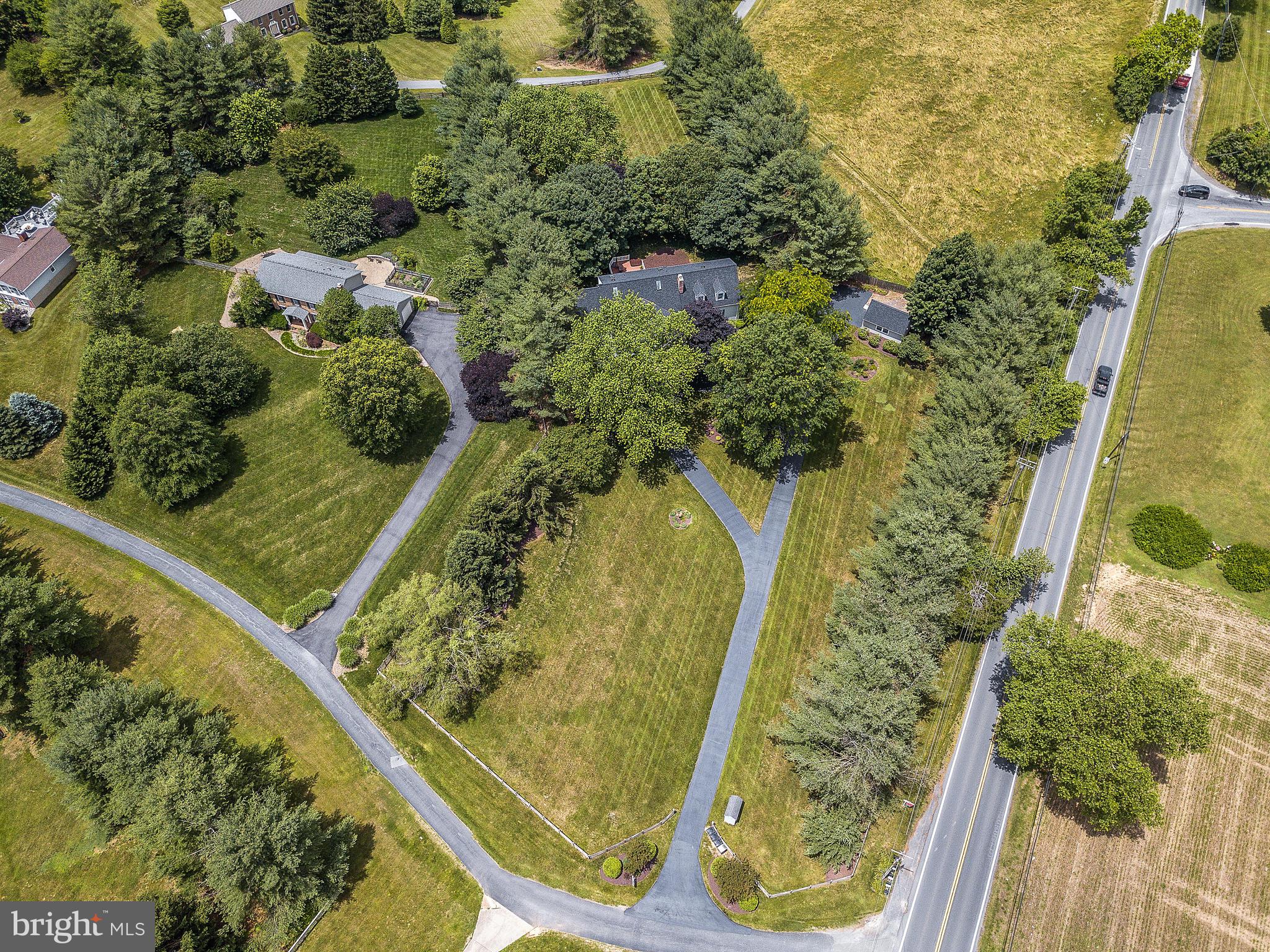 7440 Damascus Road Laytonsville, MD 20882 - Photo 54 of 54 Aerial View of Large 2-acre lot