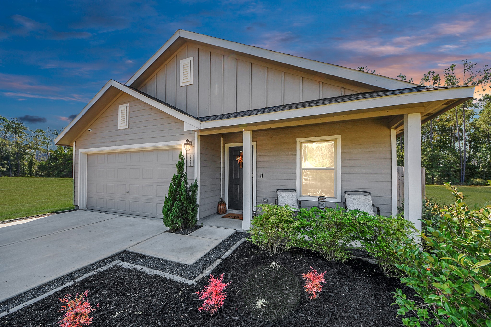 22828 Great Egret Drive Splendora, TX 77372 - Photo 29 of 39 a front view of house with a yard