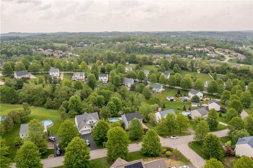 108 Walnut Drive Eighty Four, PA 15330 - Photo 46 of 47 an aerial view of a city with lots of residential buildings