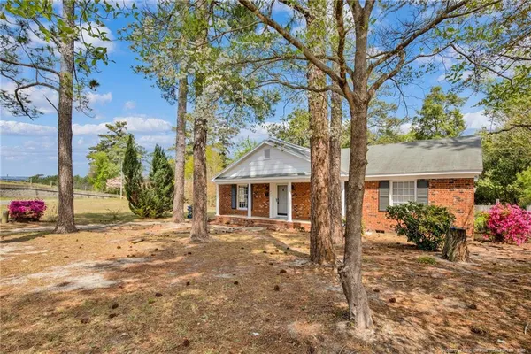 front view of a house with a tree in front