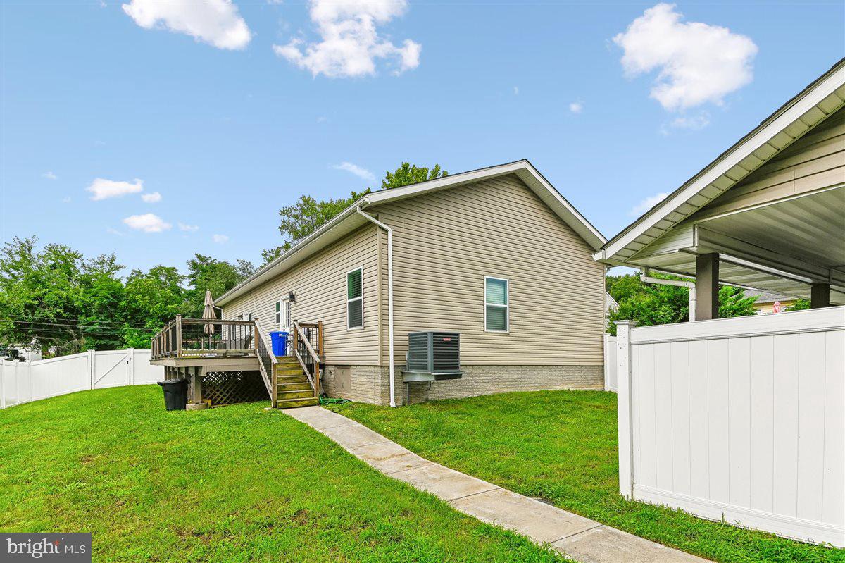4316 Spencer Street Halethorpe, MD 21227 - Photo 28 of 30 Plenty of space in the fully fenced backyard