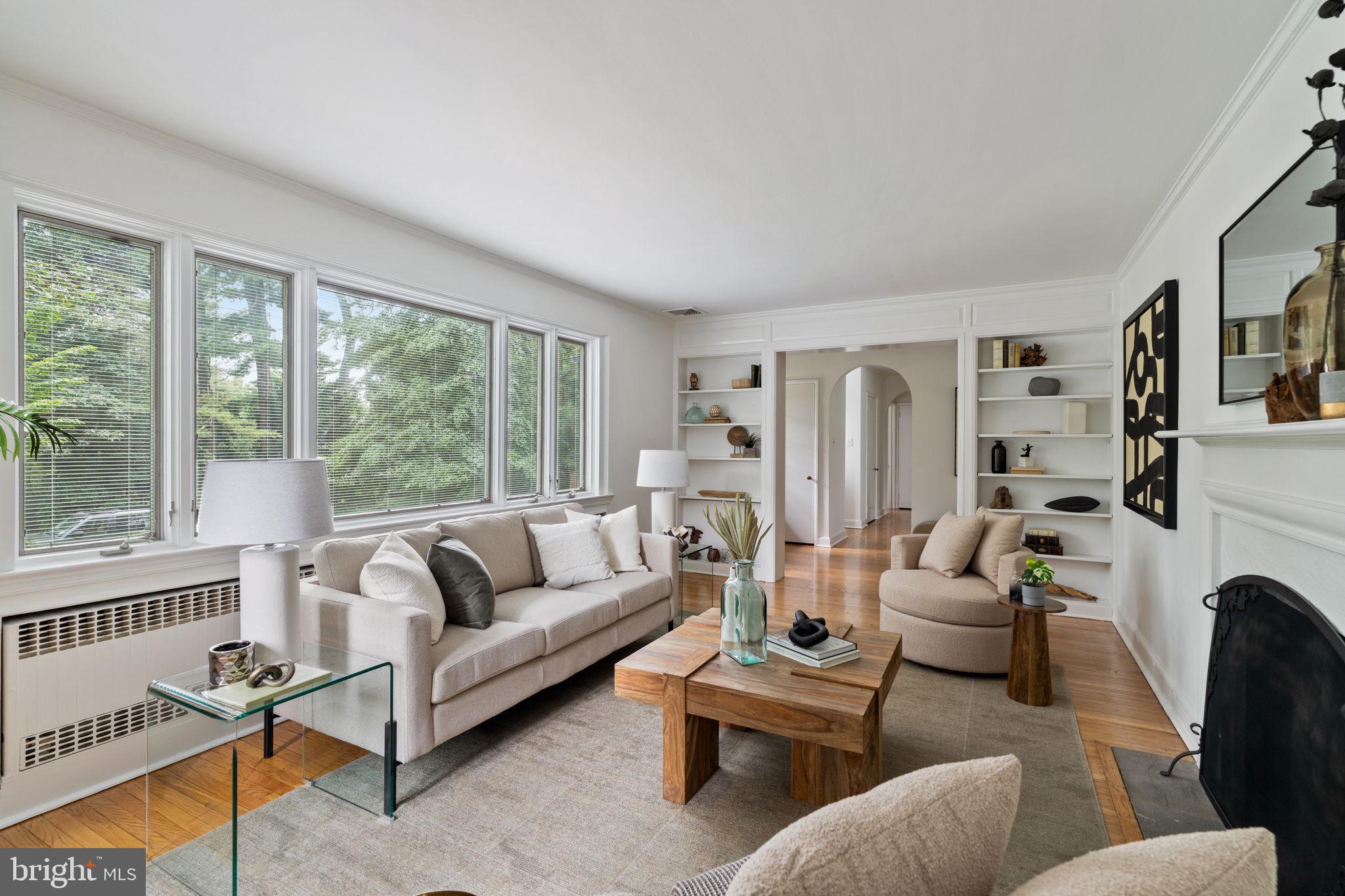 3937 Netherfield Road Philadelphia, PA 19129 - Photo 23 of 84 a living room with furniture and a large window