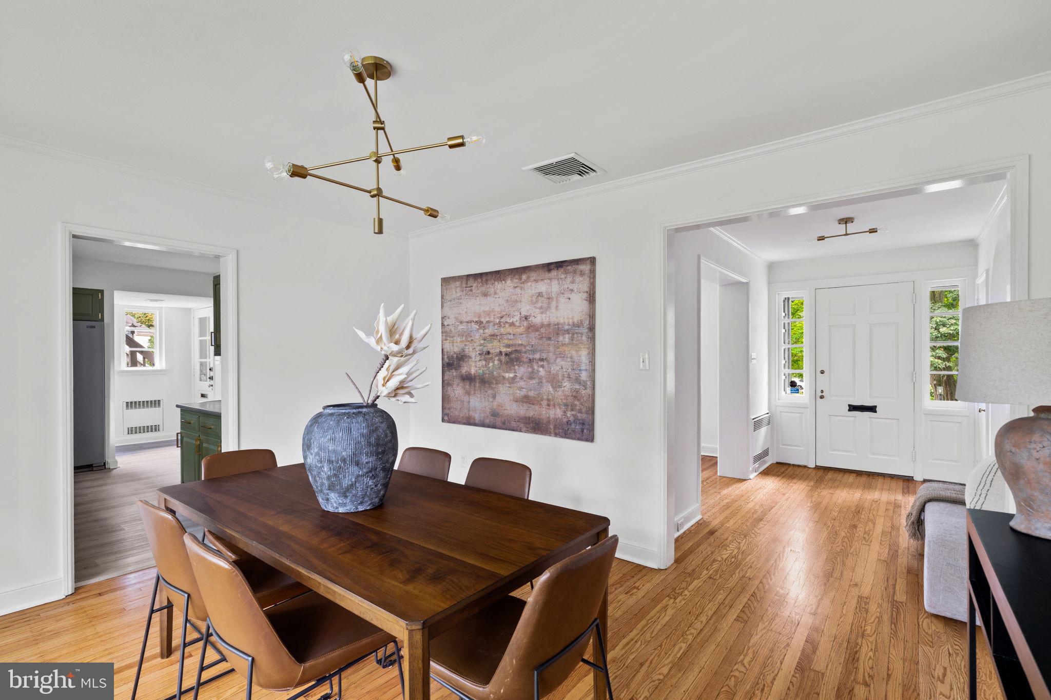 3937 Netherfield Road Philadelphia, PA 19129 - Photo 4 of 84 a view of a dining room with furniture and wooden floor
