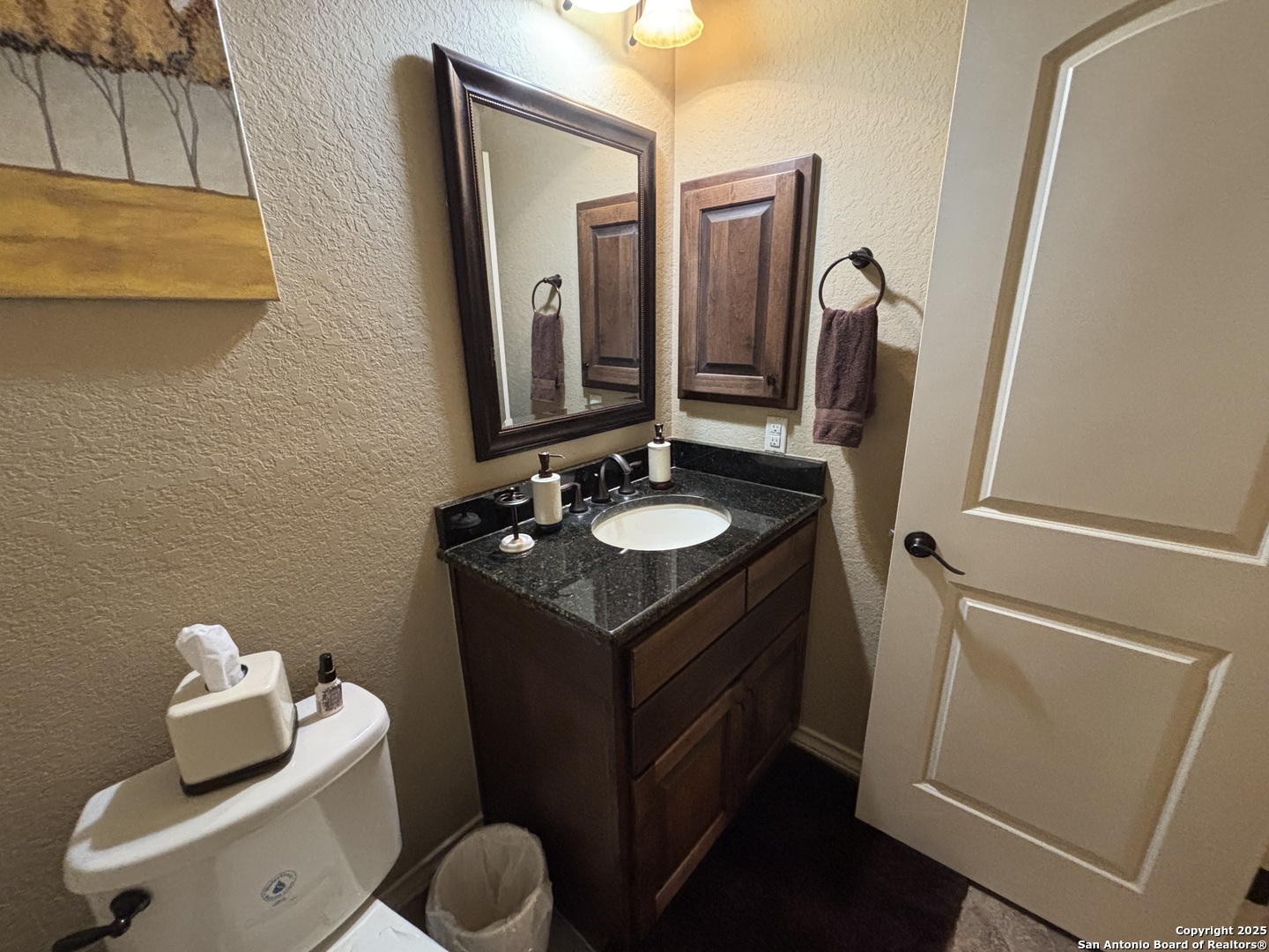 104 Park View Poth, TX 78147 - Photo 27 of 54 a bathroom with a sink vanity and toilet