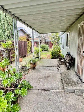 a house view with a sitting space