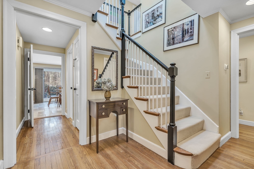 19 Sears Road Wayland, MA 01778 - Photo 3 of 42 a view of entryway and hall with wooden floor