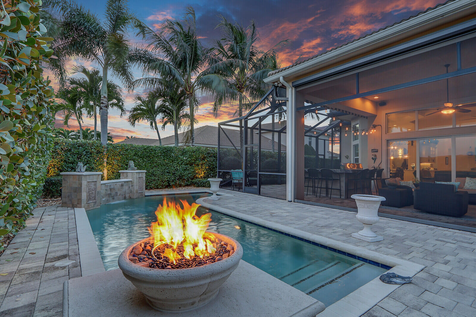 162 Sonata Drive Jupiter, FL 33478 - Photo 39 of 78 Pool | Fire Bowl