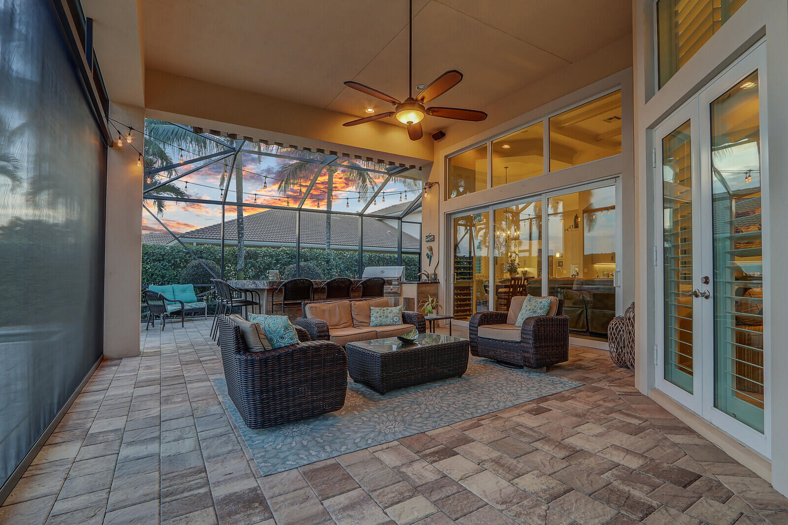 162 Sonata Drive Jupiter, FL 33478 - Photo 45 of 78 Screen-Enclosed Patio | Summer Kitchen
