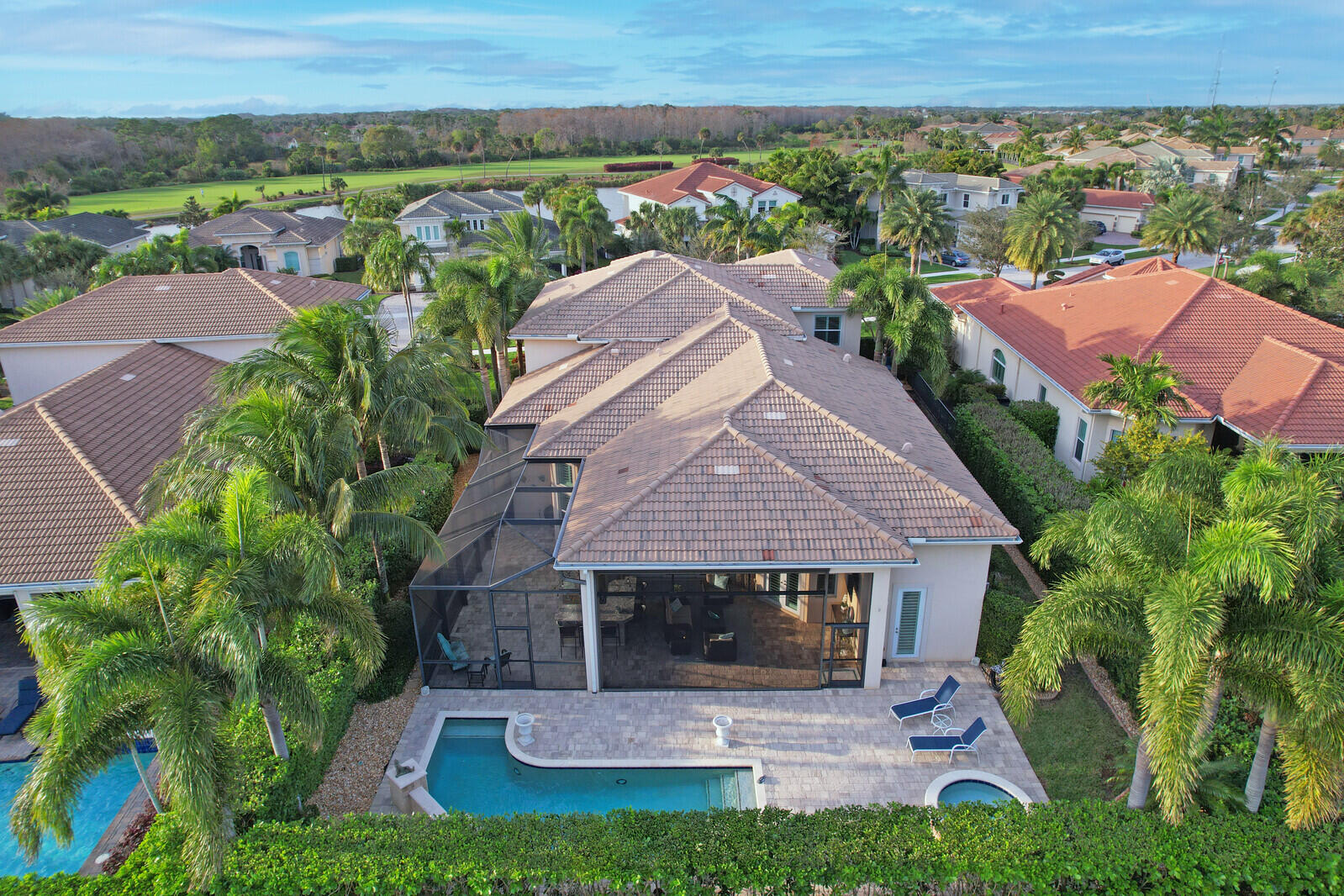 162 Sonata Drive Jupiter, FL 33478 - Photo 53 of 78 Aerial Rear