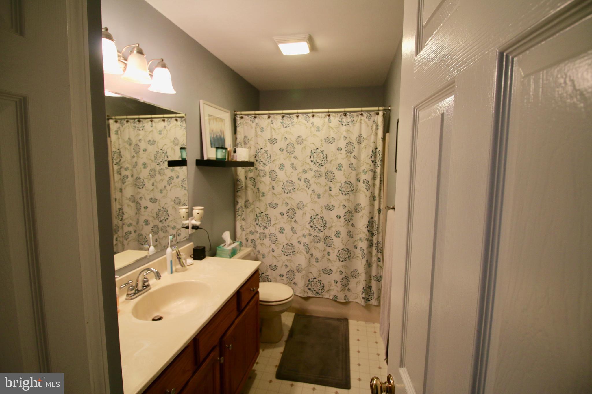 1314 Rawlinsville Road New Providence, PA 17560 - Photo 10 of 22 a bathroom with a double vanity sink a mirror and a shower