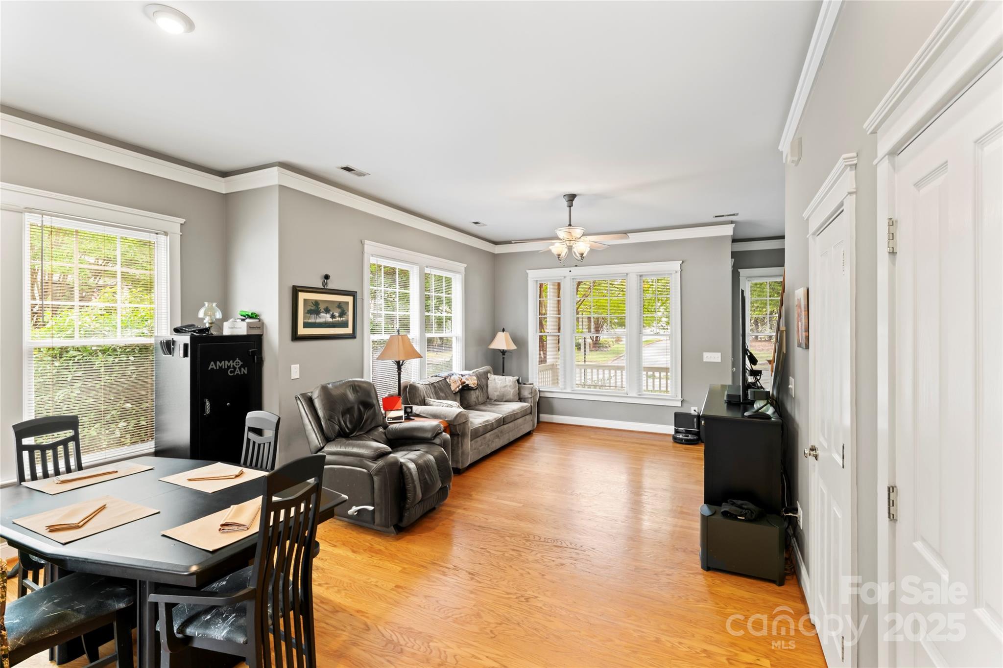 3007 Colonel Springs Way Fort Mill, SC 29708 - Photo 6 of 40 a living room with furniture and wooden floor