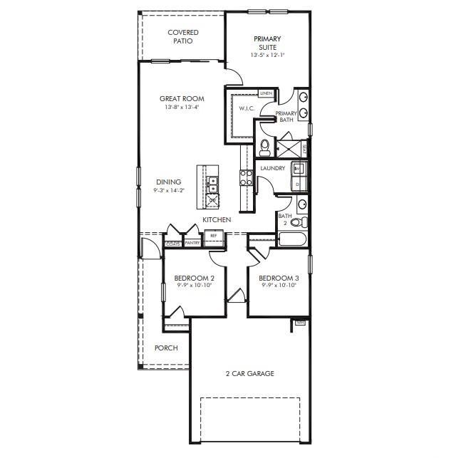 3224 Tranquility Loop Longs, SC 29568 - Photo 3 of 3 View of property floor plan