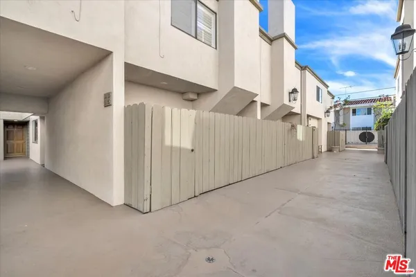 a view of a street with buildings