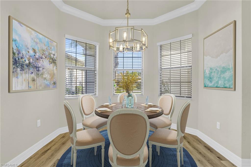 4420 Aurora Street Naples, FL 34119 - Photo 6 of 50 Eat In Kitchen Dining Area Virtually Staged