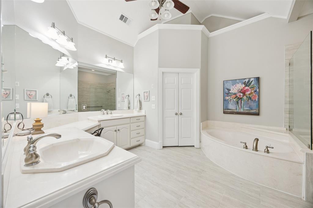 3611 Skinner Road Midlothian, TX 76065 - Photo 19 of 40 a bathroom with a sink and a bathtub