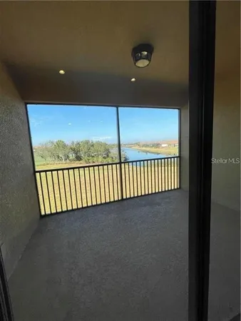 a view of a balcony