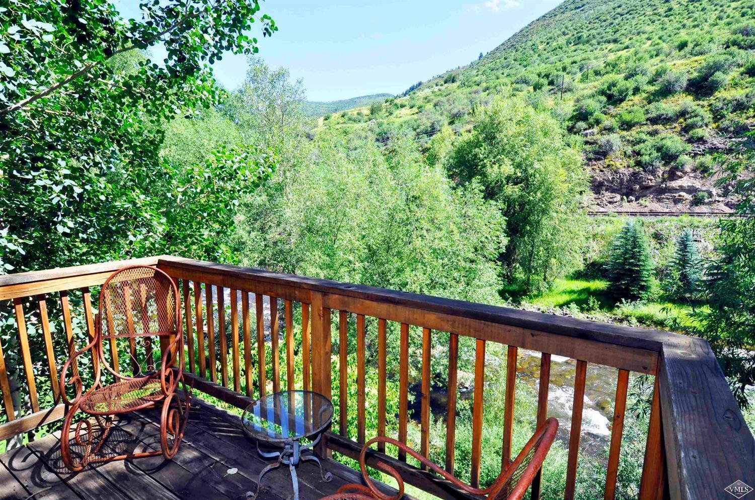 440 Eagle River Street Minturn, CO 81645 - Photo 12 of 24 a view of a wooden roof deck