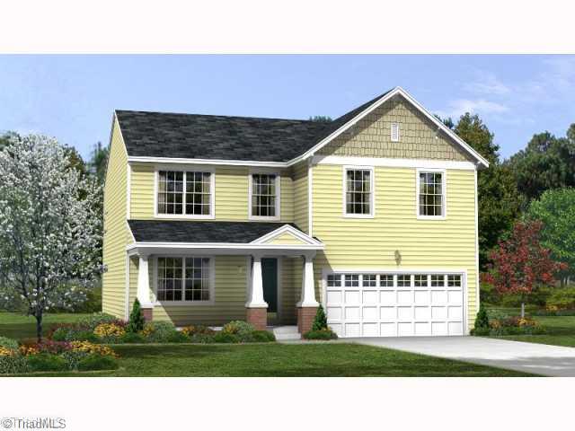 1348 Sharp Ridge Road Greensboro, NC 27406 - Photo 1 of 3 Exterior Front. Photo shown is an artist rendering. See Sales Consultant for exact details on exterior of this home.