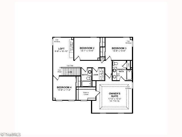 1348 Sharp Ridge Road Greensboro, NC 27406 - Photo 3 of 3 2nd Floor Plan. 2nd Floor Plan - See Sales Consultant for exact details on the interior features of this home.