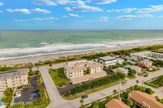 a view of an ocean and beach