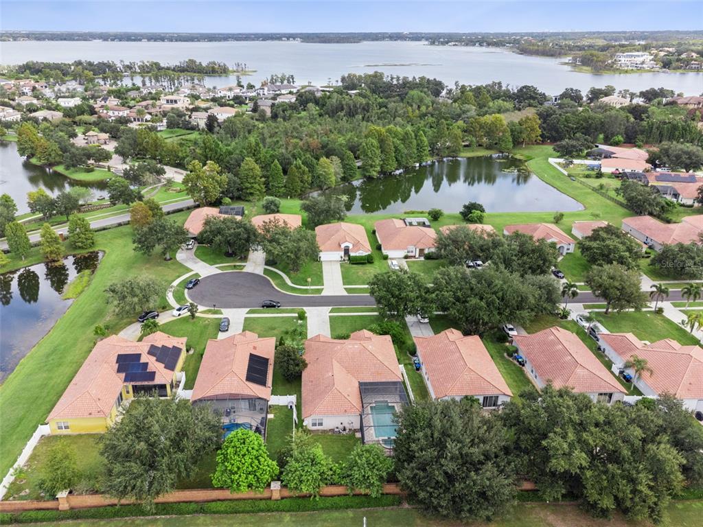 11450 Arborside Bend Way Windermere, FL 34786 - Photo 38 of 50 an aerial view of house with yard swimming pool and outdoor seating