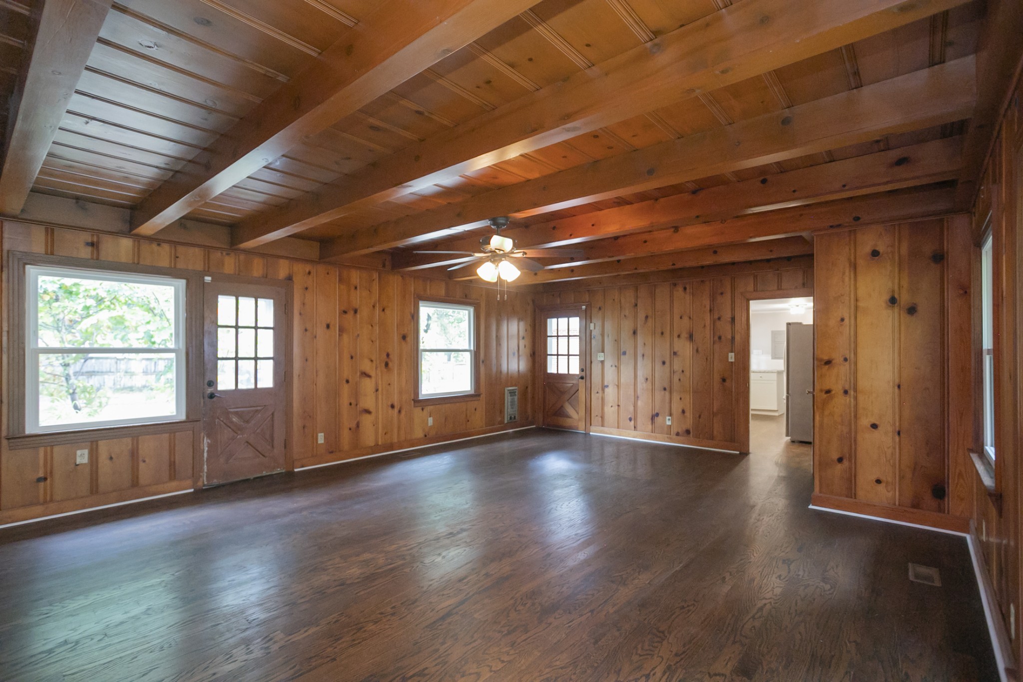 105 Echo Road Dickson, TN 37055 - Photo 20 of 32 a view of an empty room with wooden floor and a window