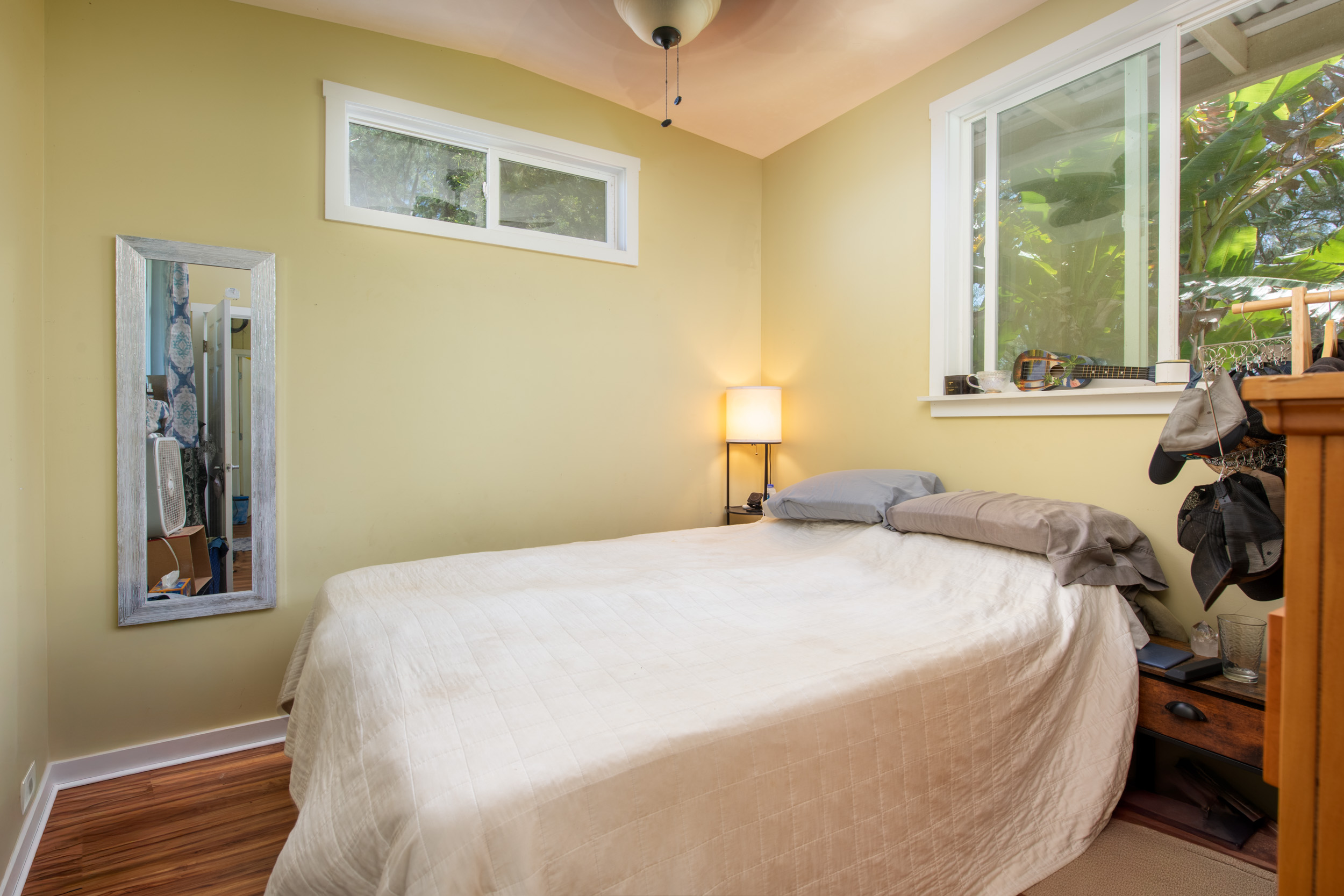 53-4223 Lot 4 Pratt Road Kapaau, HI 96755 - Photo 20 of 30 a bedroom with a bed and wooden floor