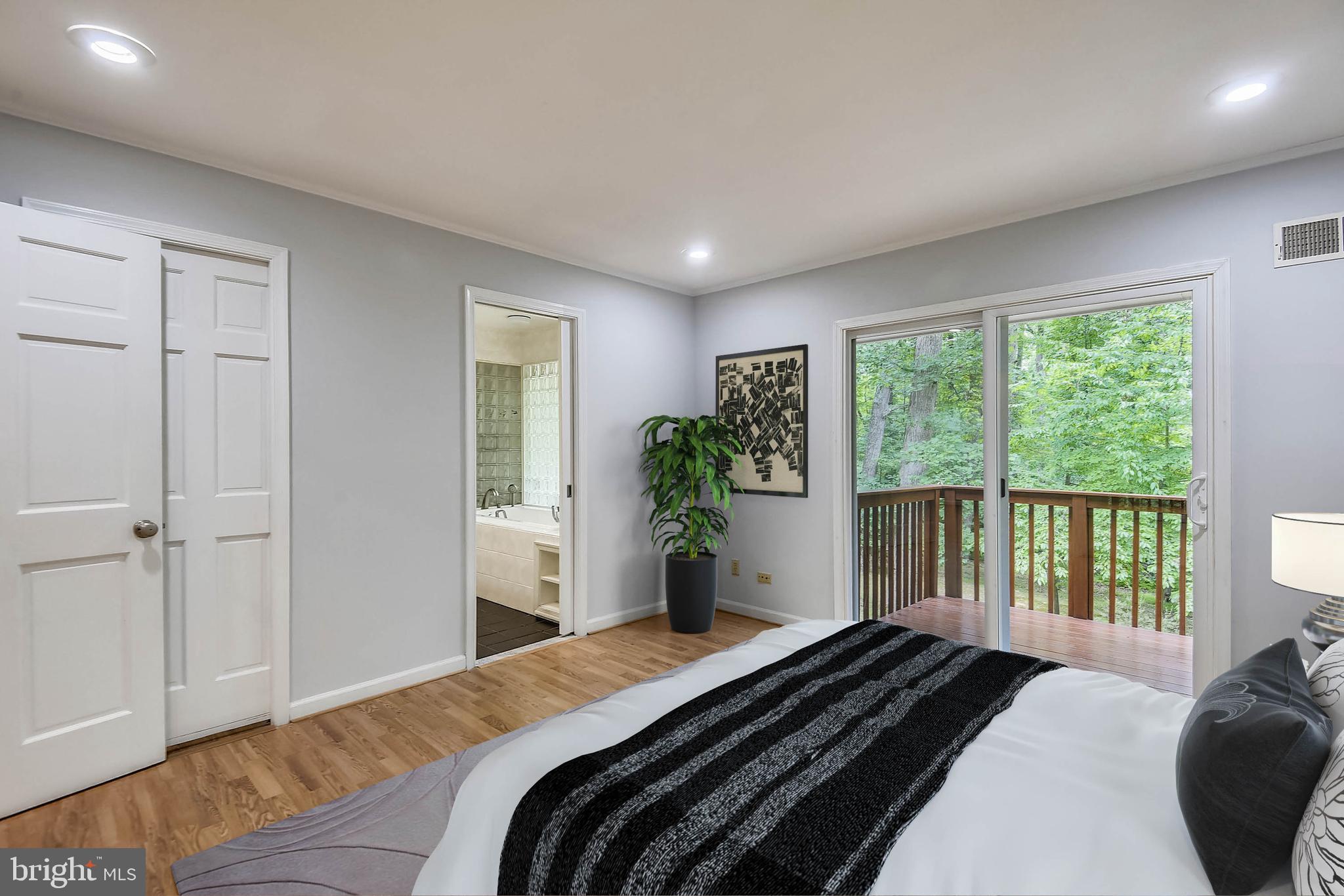 2405 Paddock Lane Reston, VA 20191 - Photo 21 of 50 Primary Bedroom with own deck