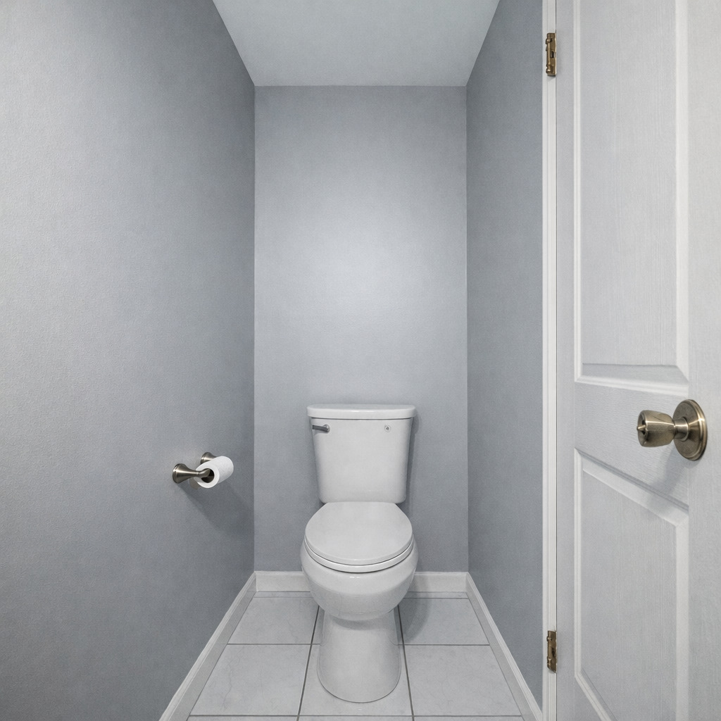 1527 Mohawk Trail Wheeling, IL 60090 - Photo 8 of 21 a bathroom with a toilet