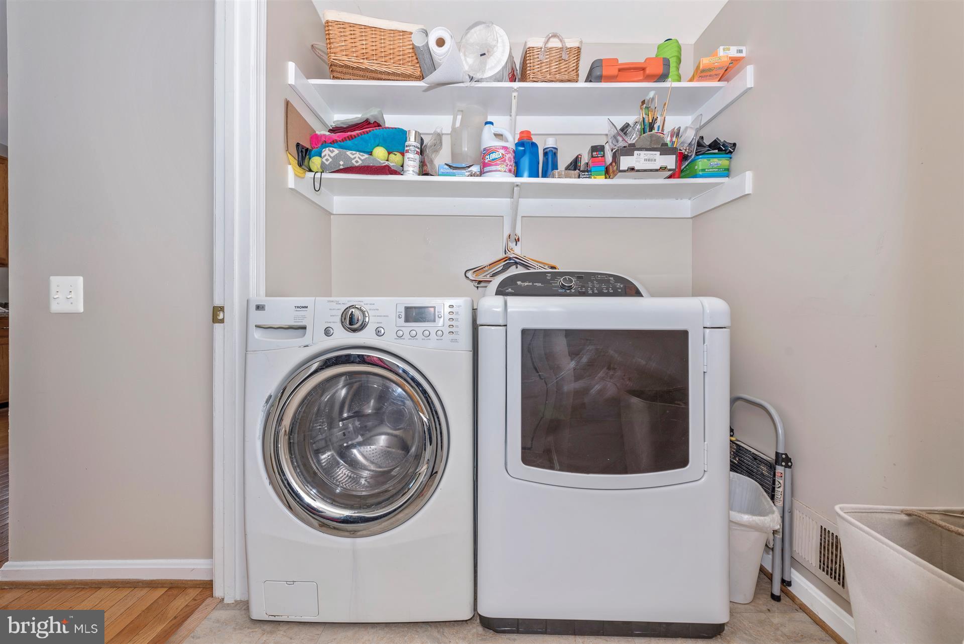 6401 Spring Forest Road Frederick, MD 21701 - Photo 16 of 30 Washer and dryer are on the main level.