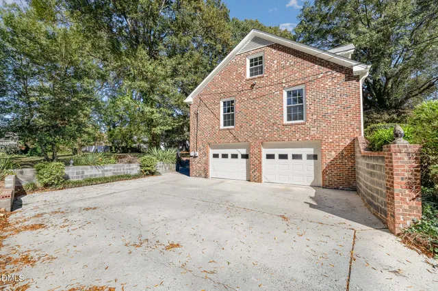 a view of a livingroom with wooden floor