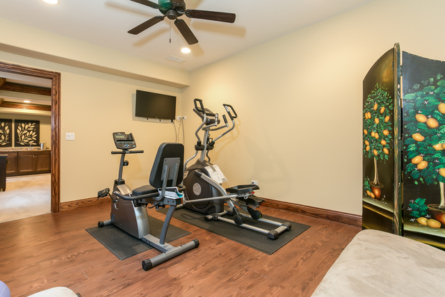 4553 Wolf Road Western Springs, IL 60558 - Photo 29 of 35 a view of a room with gym equipment
