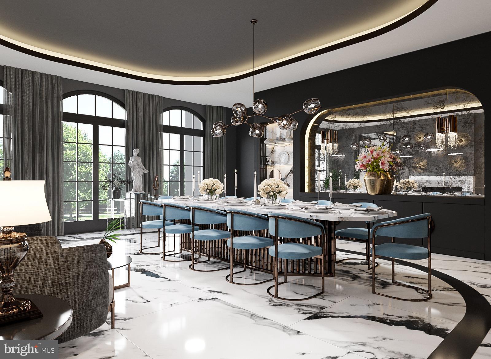 1171 Chain Bridge Road McLean, VA 22101 - Photo 9 of 44 a view of a dining room with furniture window and outside view