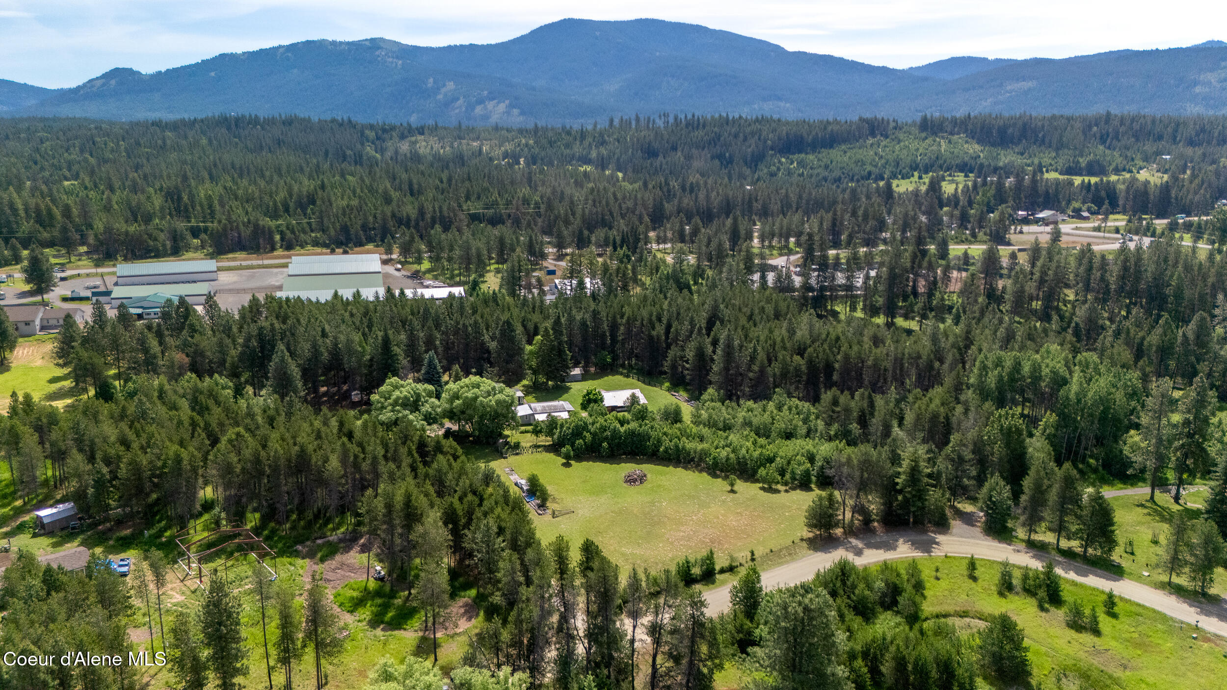 443 Herrmann Lake Road Sagle, ID 83860 - Photo 61 of 63 73 - Herrmann Lake Aerial NW