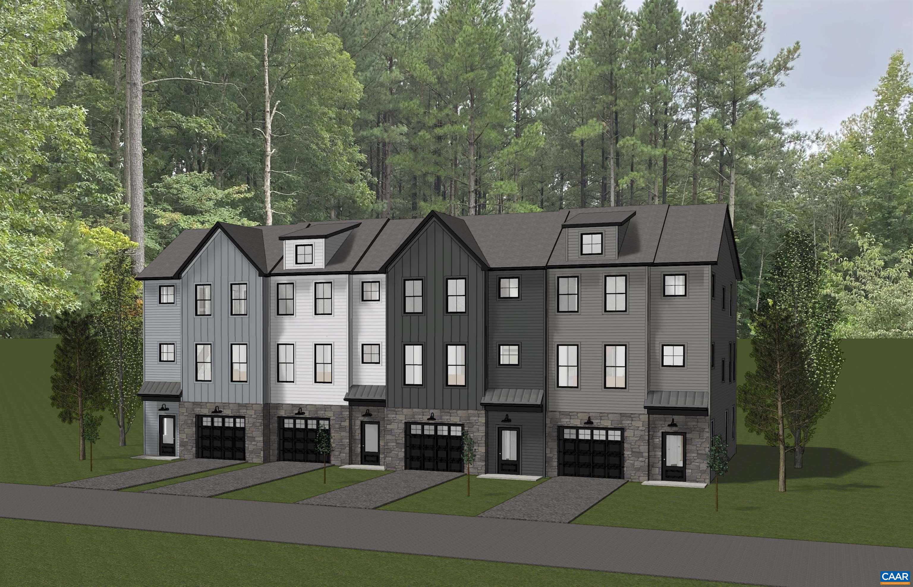 48 A Miranda Crossing Charlottesville, VA 22901 - Photo 1 of 9 a view of a big house in a big yard with large trees